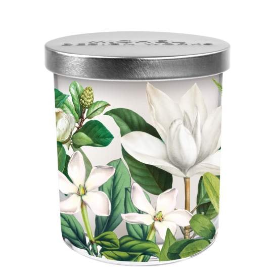 magnolia petals candle jar with lid
